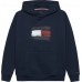 TOMMY HILFIGER μπλούζα φούτερ παιδικό KB0KB10112-C1G μπλε